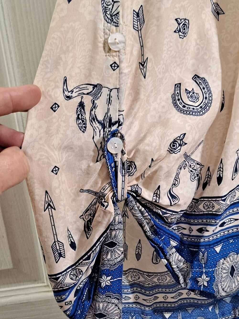 Spell~ Vtg. Coyote Playsuit/Romper - Picture 8 of 12
